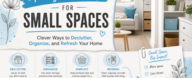 Spring Cleaning for Small Spaces - Clever Ways to Declutter, Organize, and Refresh Your Home - Schaible's Clean Team