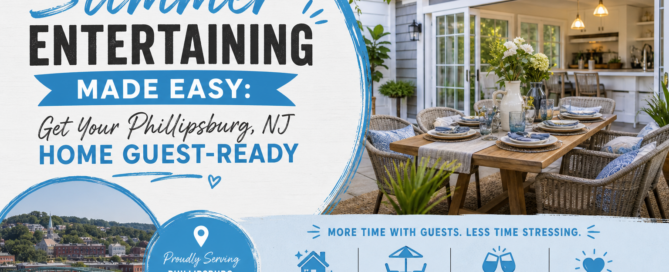 Summer Entertaining Made Easy - Get Your Phillipsburg, NJ Home Guest-Ready - Schaible's Clean Team