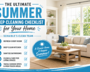 Summer deep cleaning checklist for Belvidere NJ homes - Schaible's Clean Team