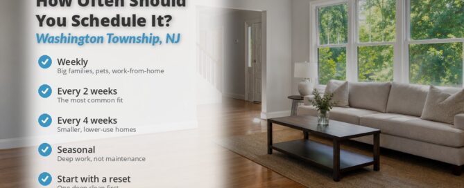 Recurring cleaning schedules in Washington Township, NJ - Schaible's Clean Team